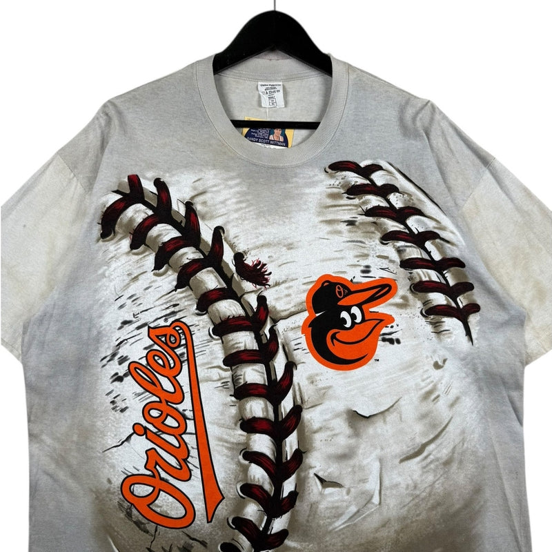 Vintage Orioles MLB All-Over Print MLB T-Shirt