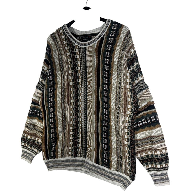 Vintage Coogi 3D Knit Wool Sweater