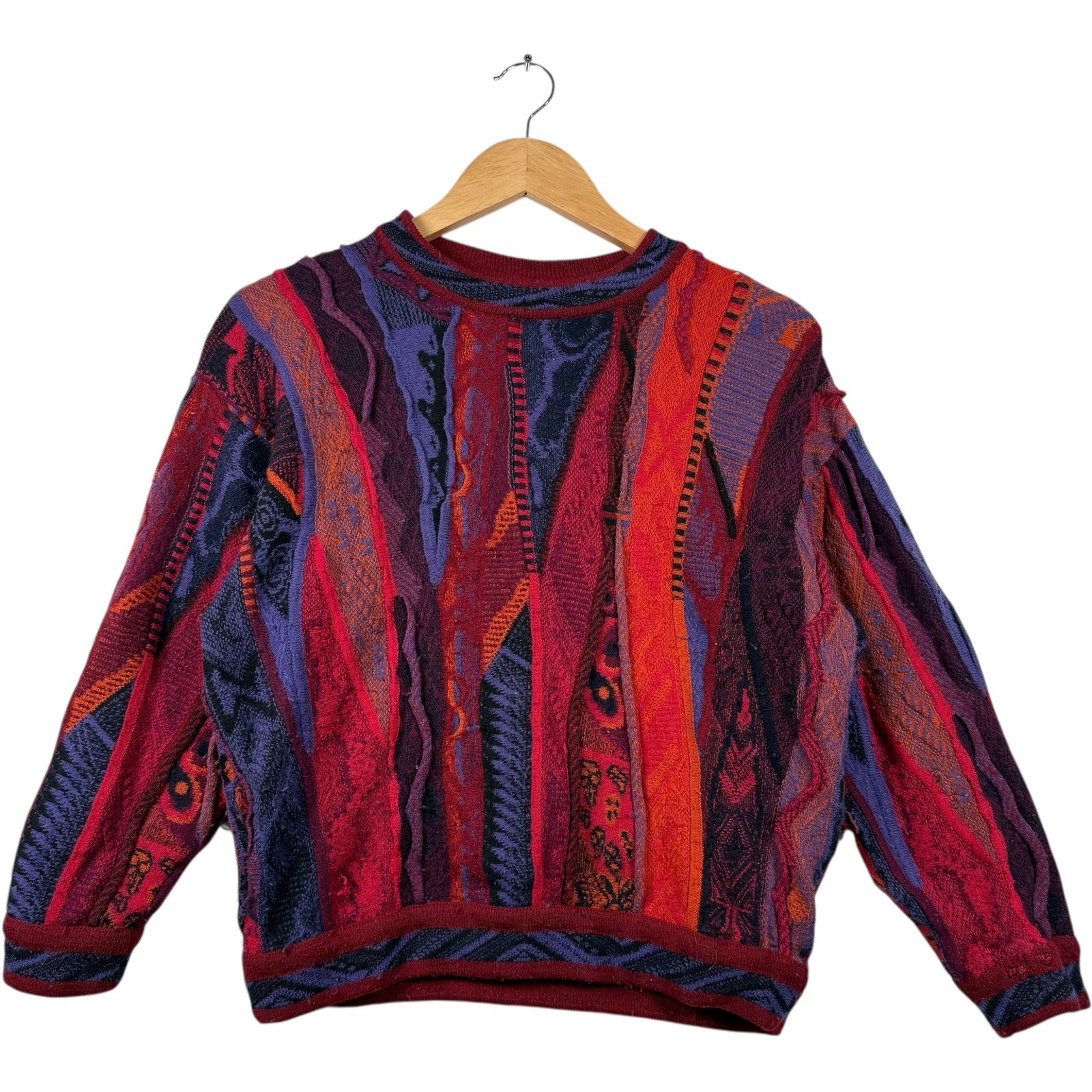 Vintage Coogi 3D Knit Textured Sweater