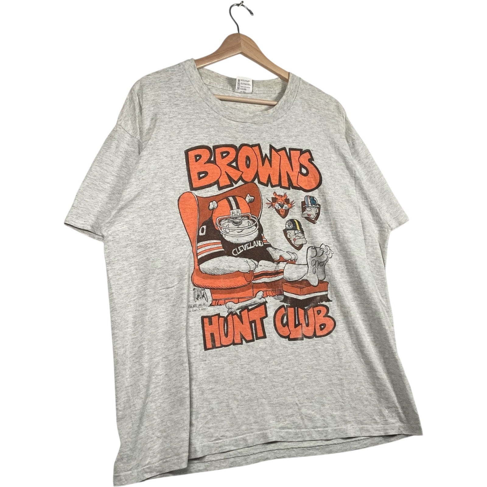 Vintage 1995 NFL Cleveland Browns "Hunt Club" Tee