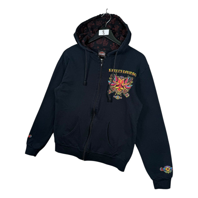 Vintage Harley Davidson Black Diamond Full Zip Hoodie