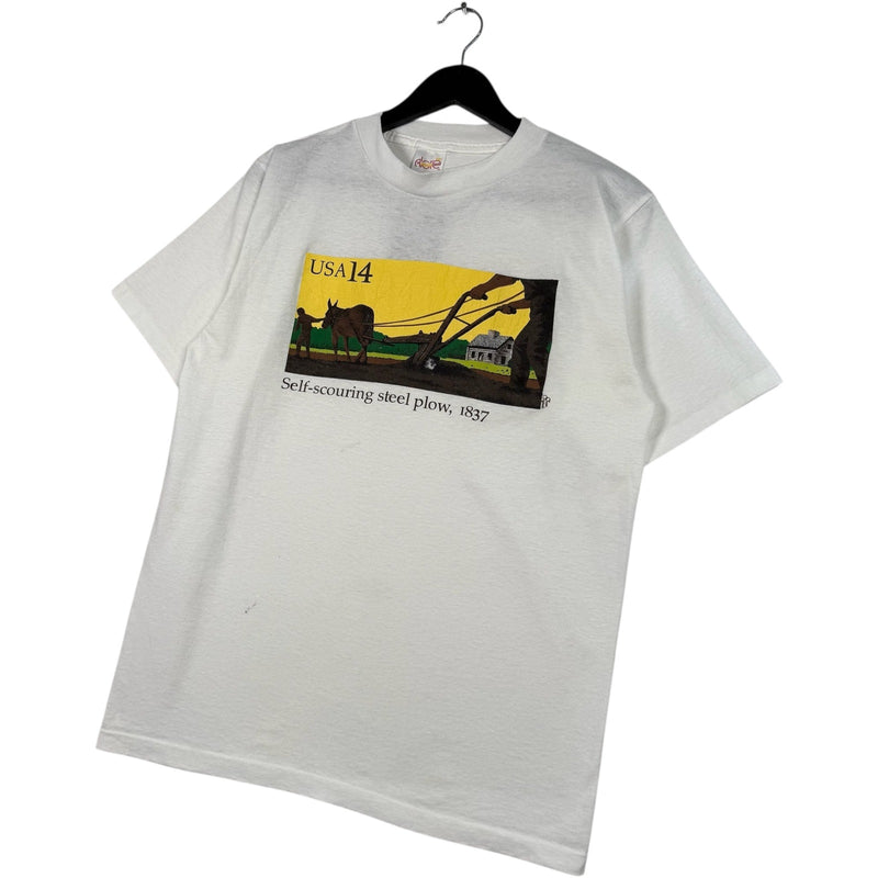 Vintage USA14 Self Scouring Steel Plow Tee
