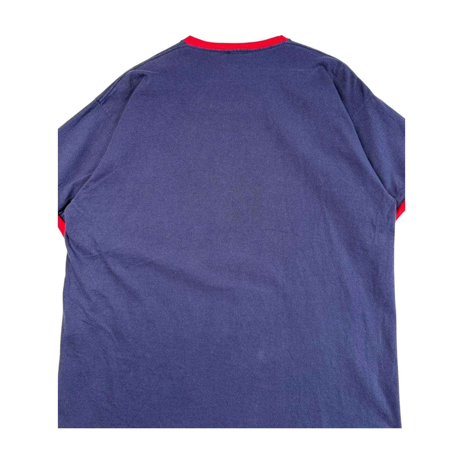 Vintage Disney American Flag Mickey Mouse Ringer T-Shirt