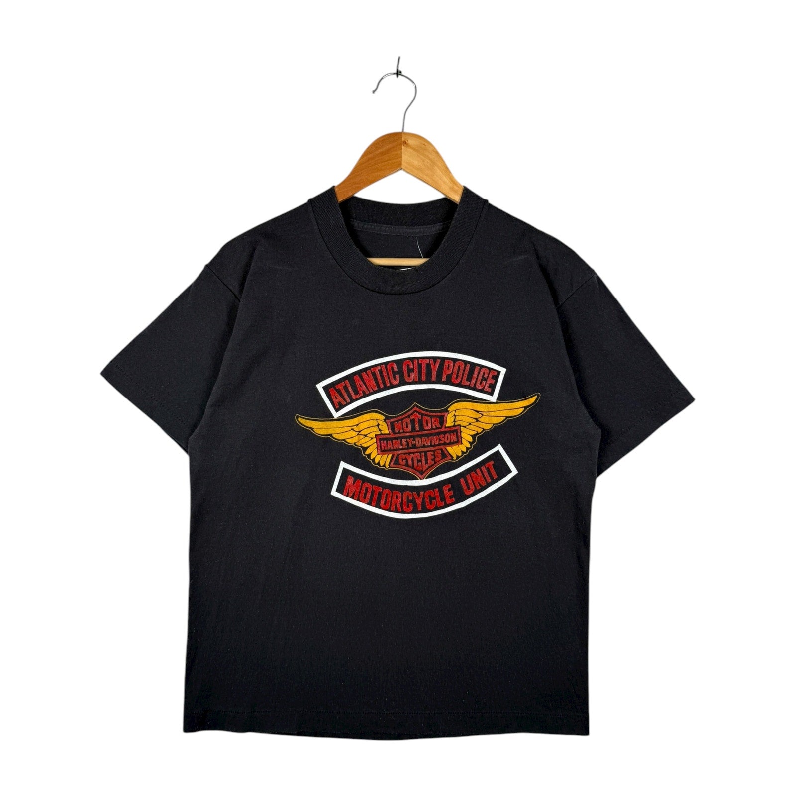 Vintage Harley Davidson Atlantic City Police T-Shirt