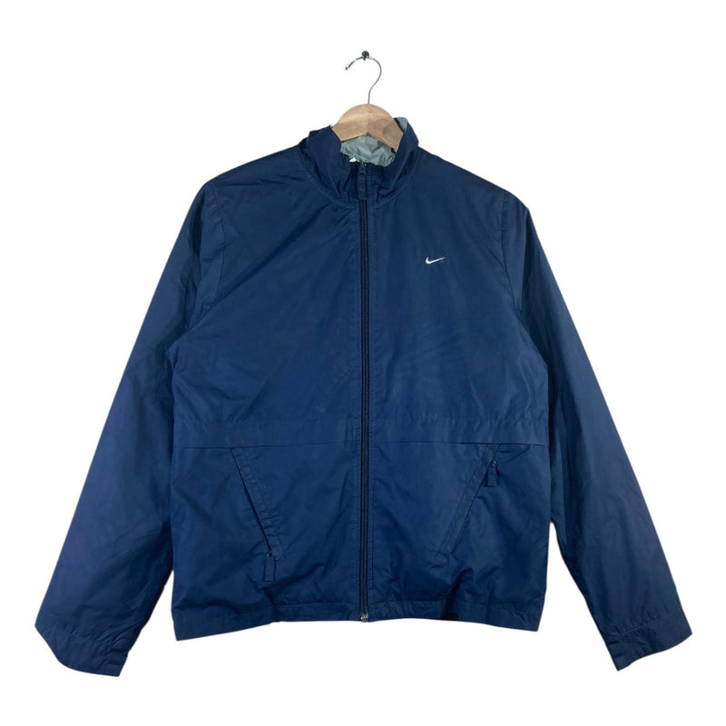 Vintage Nike Swoosh Chest Logo Zip-up Windbreaker Jacket