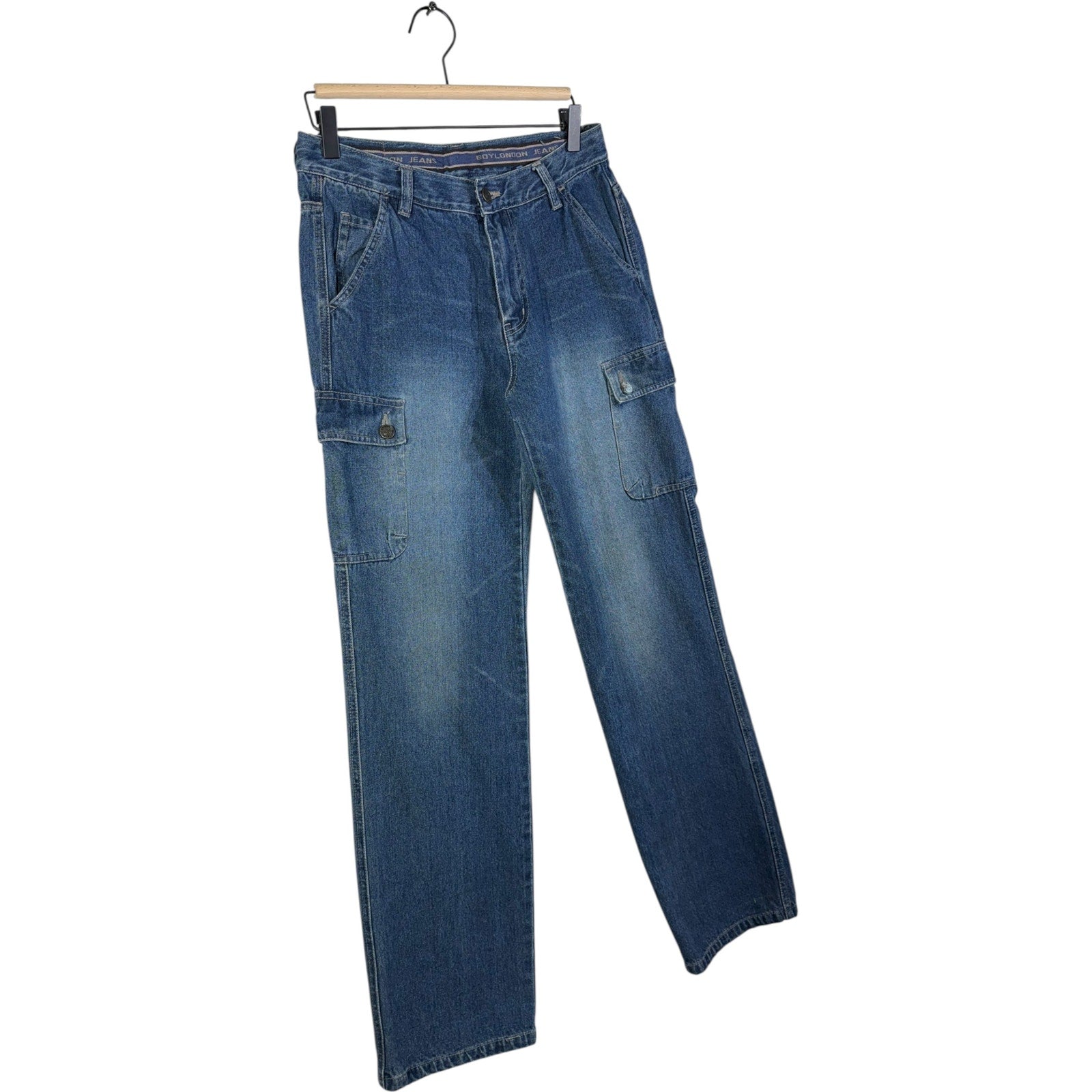 Vintage Straight Leg Denim Jeans