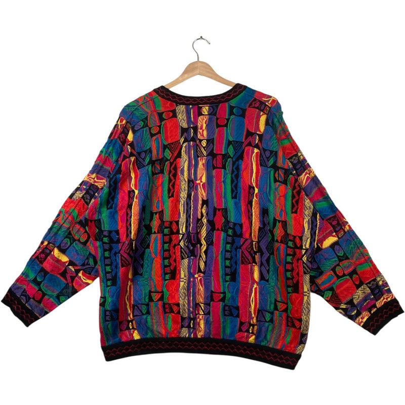 Vintage Coogi AOP Knit Crewneck Sweater