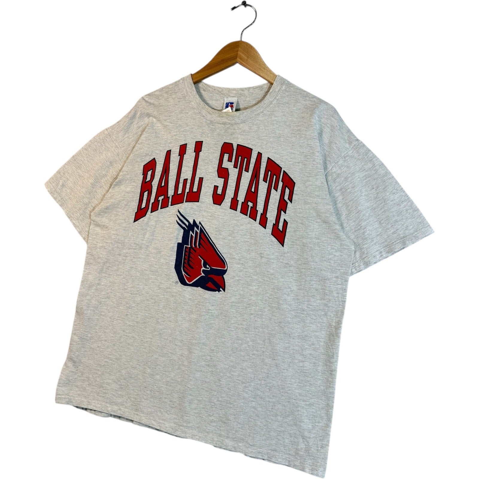 Vintage Ball State University Spellout Tee 90s