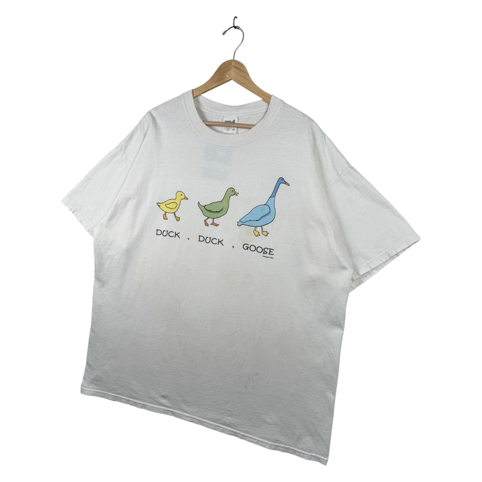 Vintage Anvil Duck-Duck-Goose Graphic T-Shirt