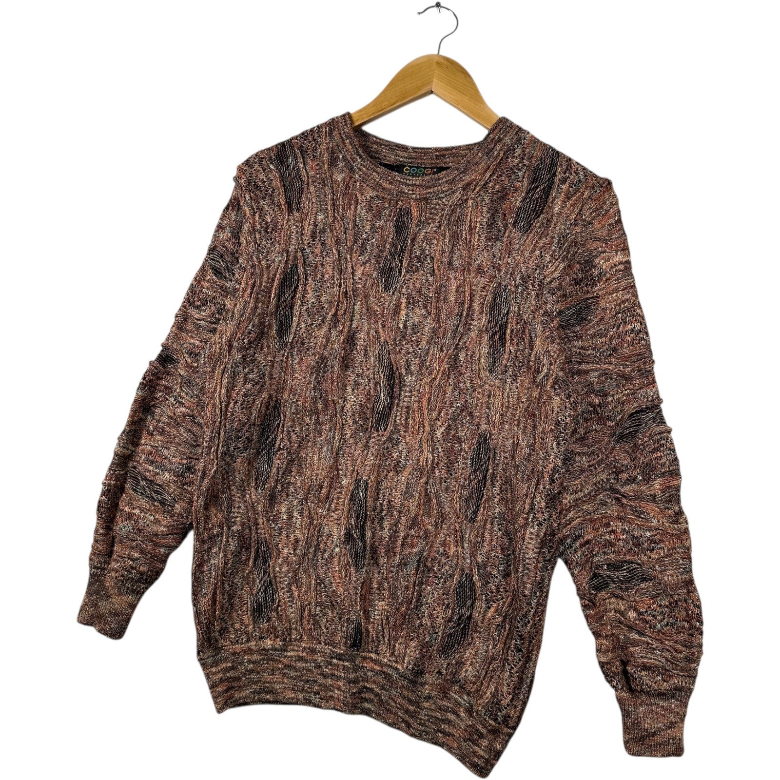 Vintage Coogi 3D Knit Textured Sweater