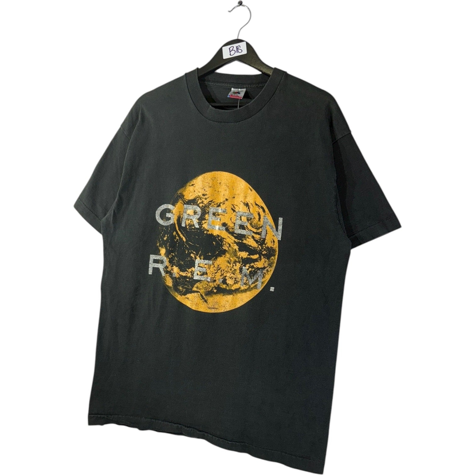 Vintage R.E.M. Green Album 1988 Band Graphic T-Shirt