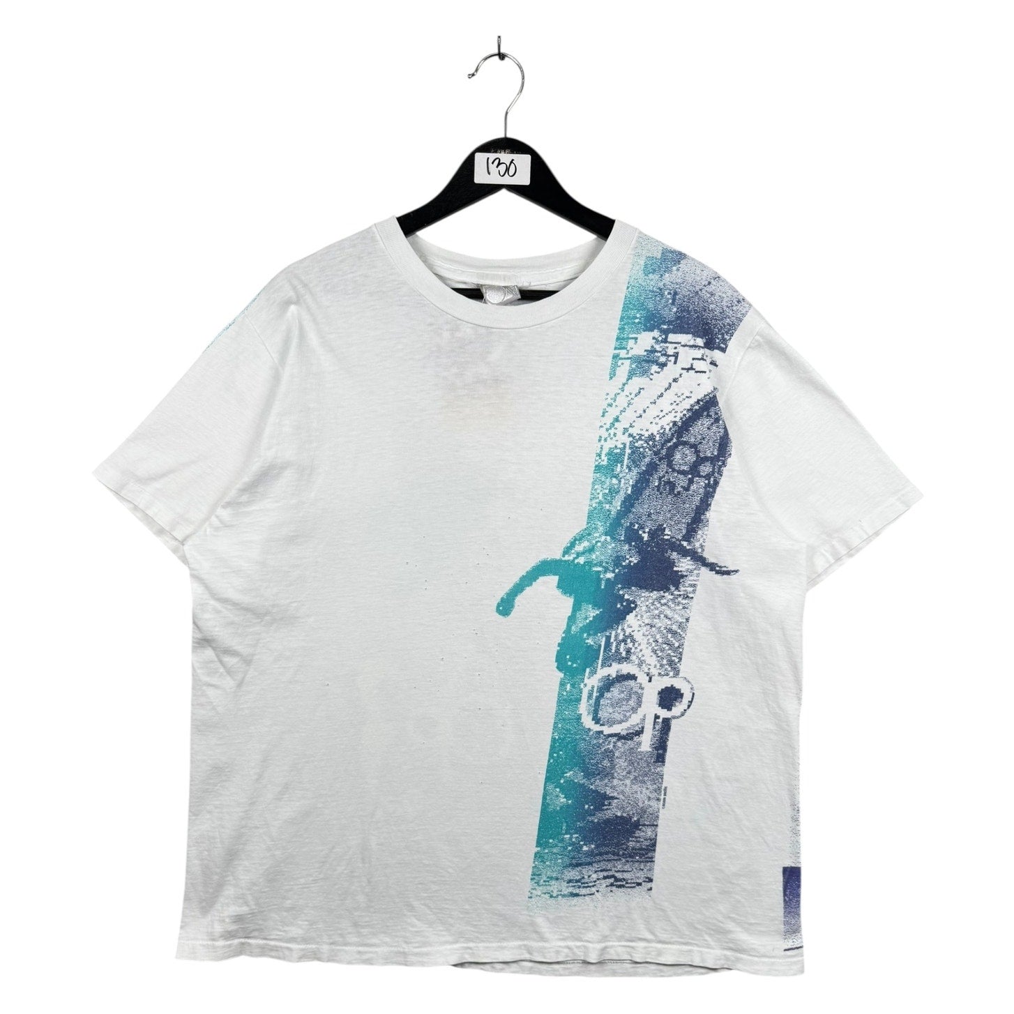 Vintage Ocean Pacific OP3 Abstract Surf Graphic T-Shirt
