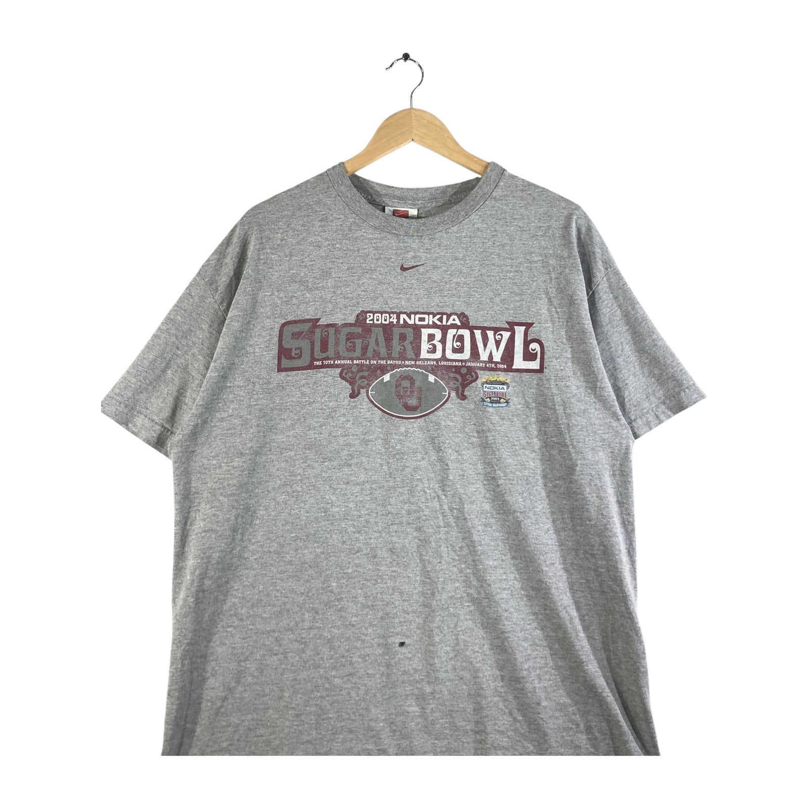 Vintage Nike 2004 Nokia Sugar Bowl Oklahoma Sooners T-Shirt