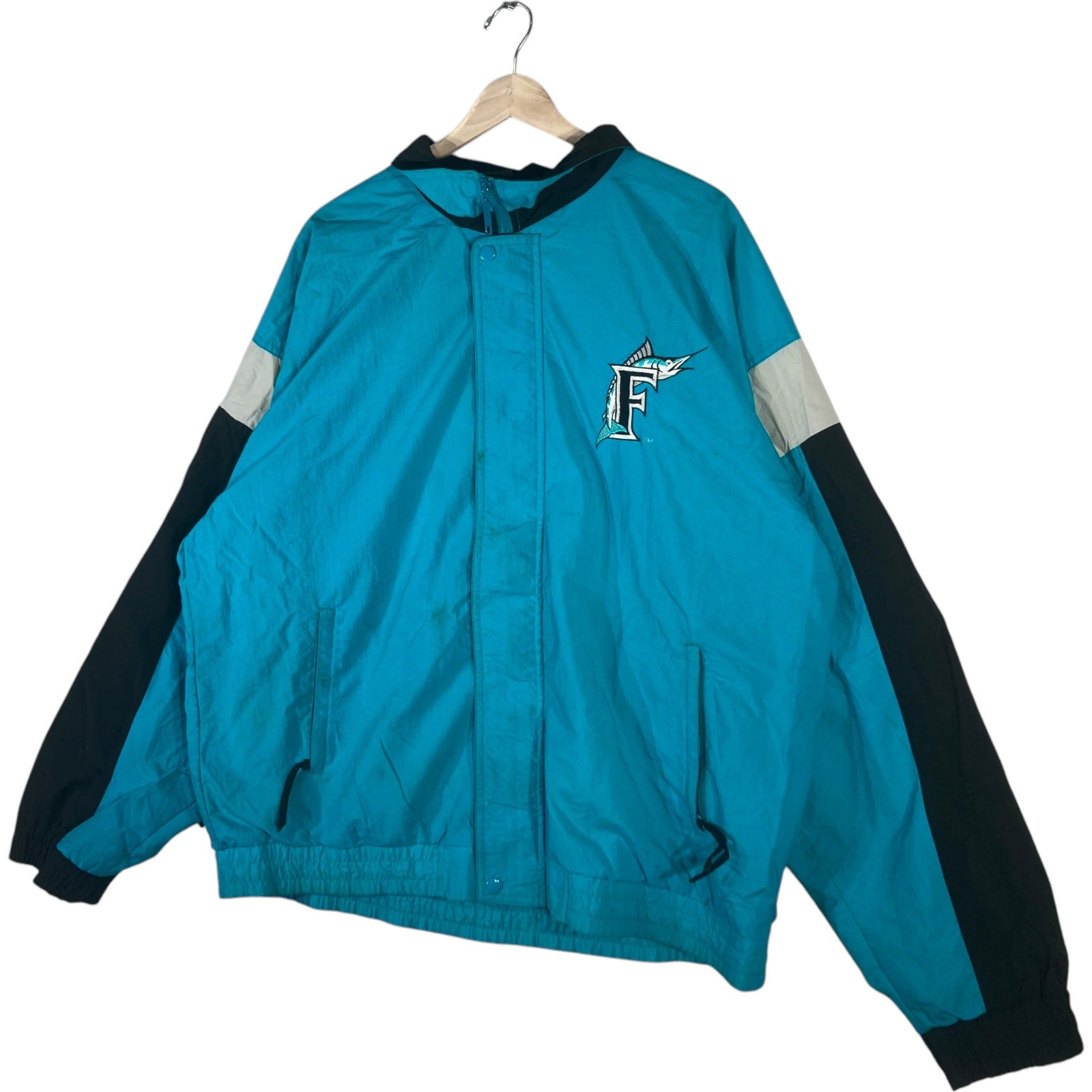 Vintage Florida Marlins Mini Team Logo MLB Jacket
