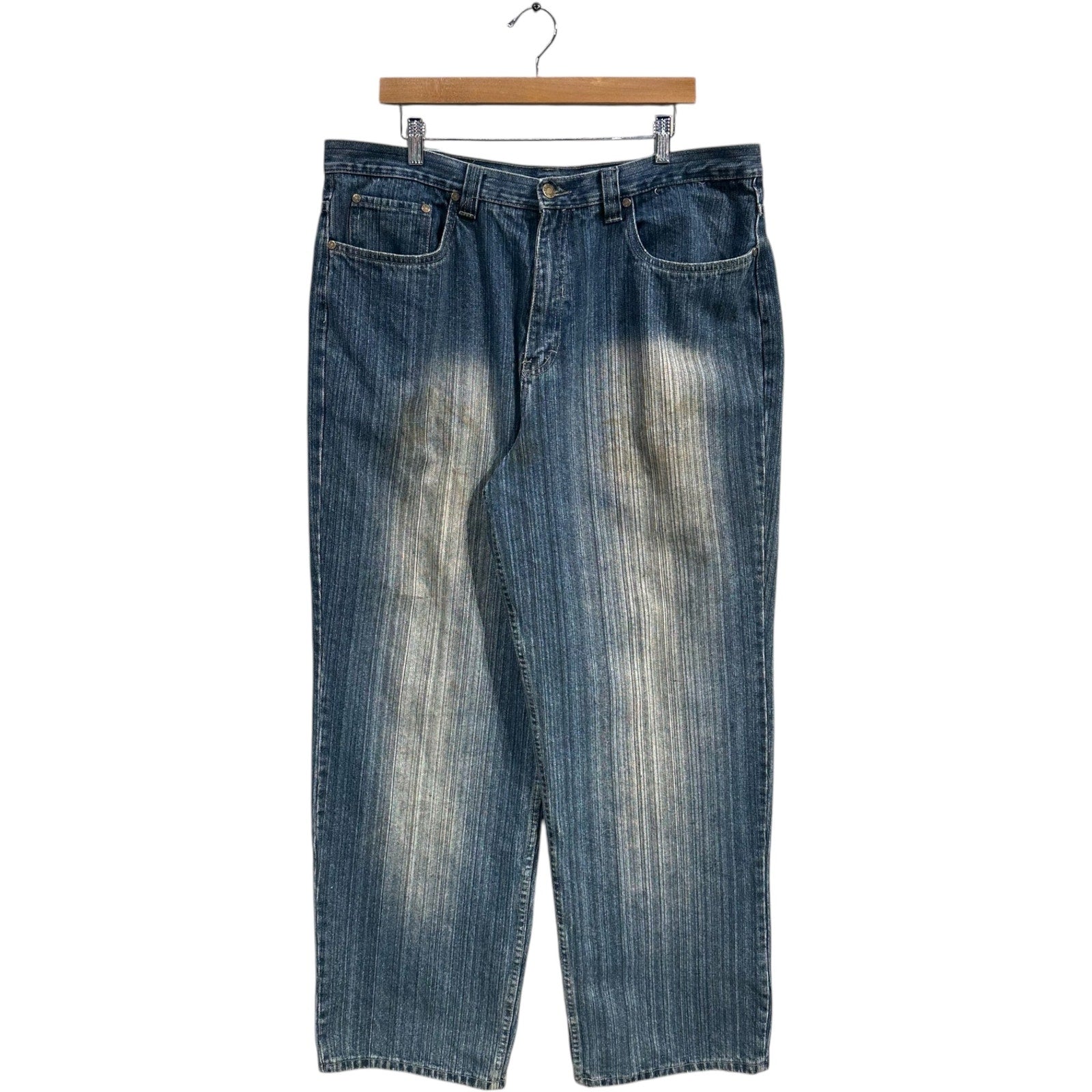 Vintage 30 Bellow Straight Leg Denim Jeans 38x34