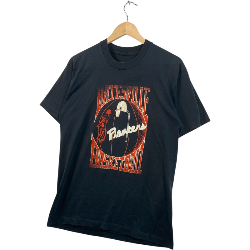 Vintage Batesville Pioneers Basketball Spellout Silhouette Tee