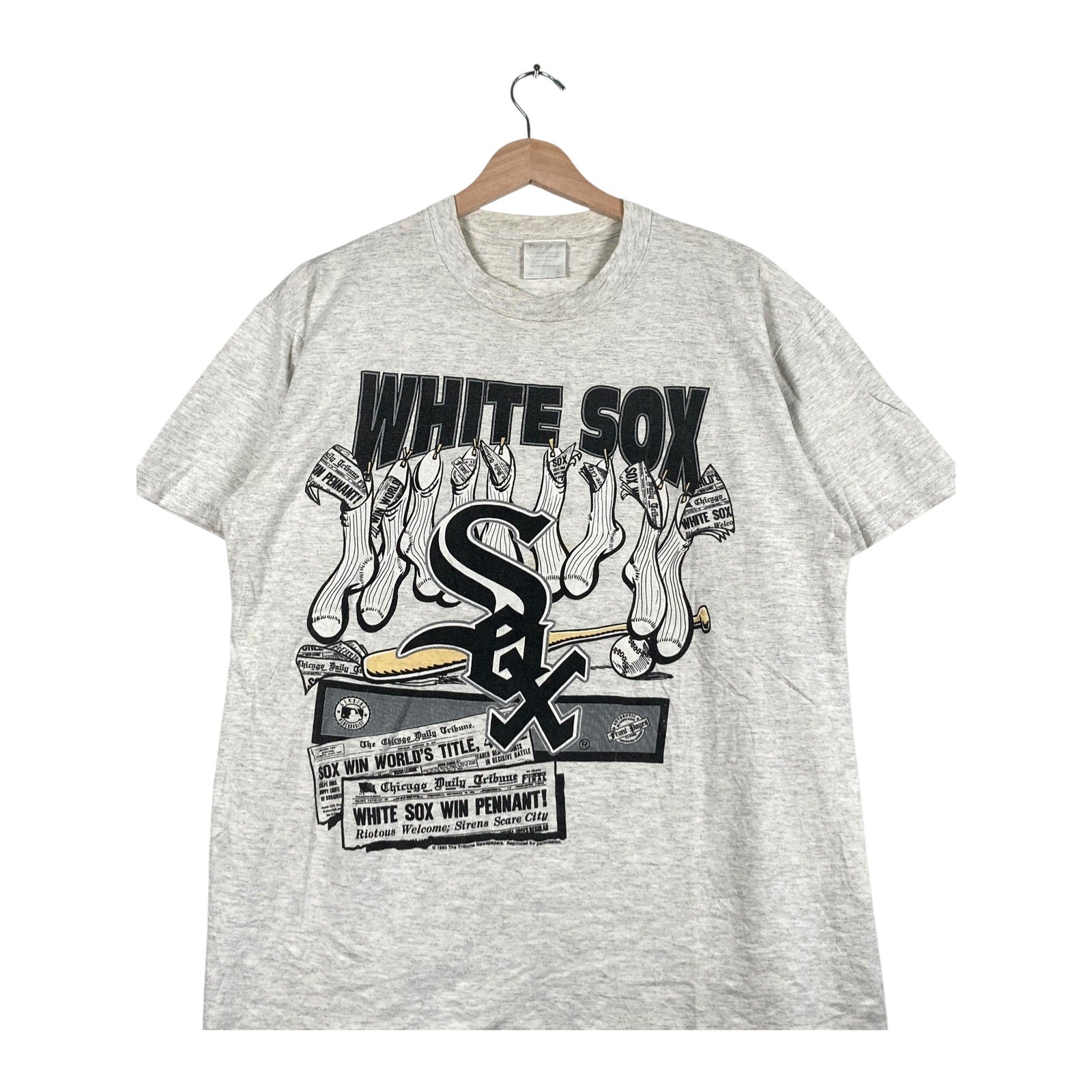 Vintage Chicago White Sox Newspaper MLB T-Shirt
