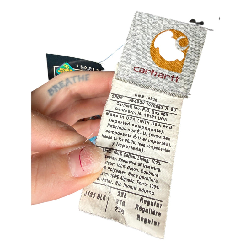 Vintage Carhartt Insulated Full Zip Hoodie