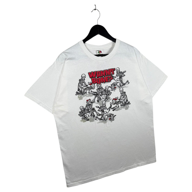 Vintage Wanna Bone Skeleton Graphic T-Shirt