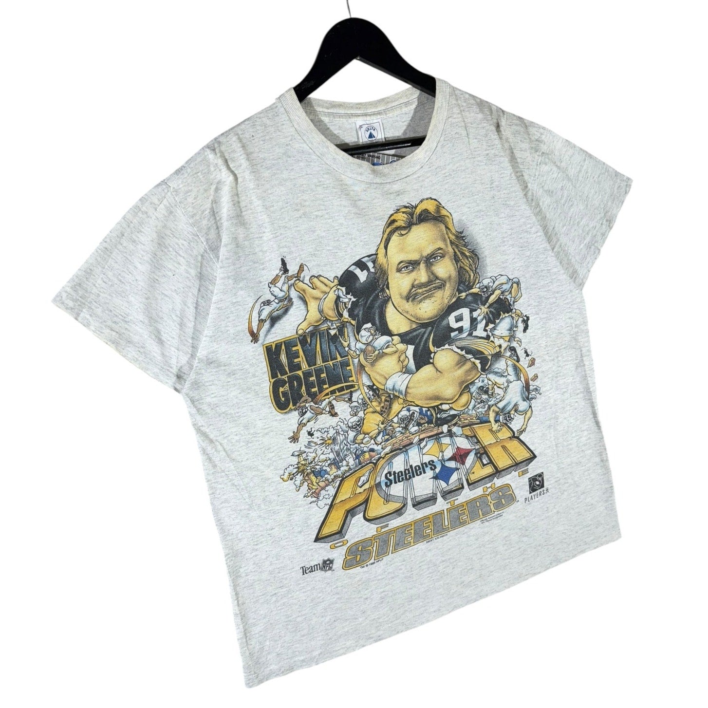 Vintage Pittsburgh Steelers Kevin Greene NFL Player T-Shirt 90s
