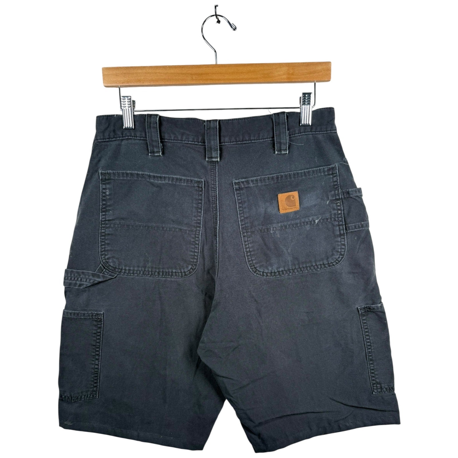 Vintage Carhartt Loose Fit Cargo Denim Shorts 32