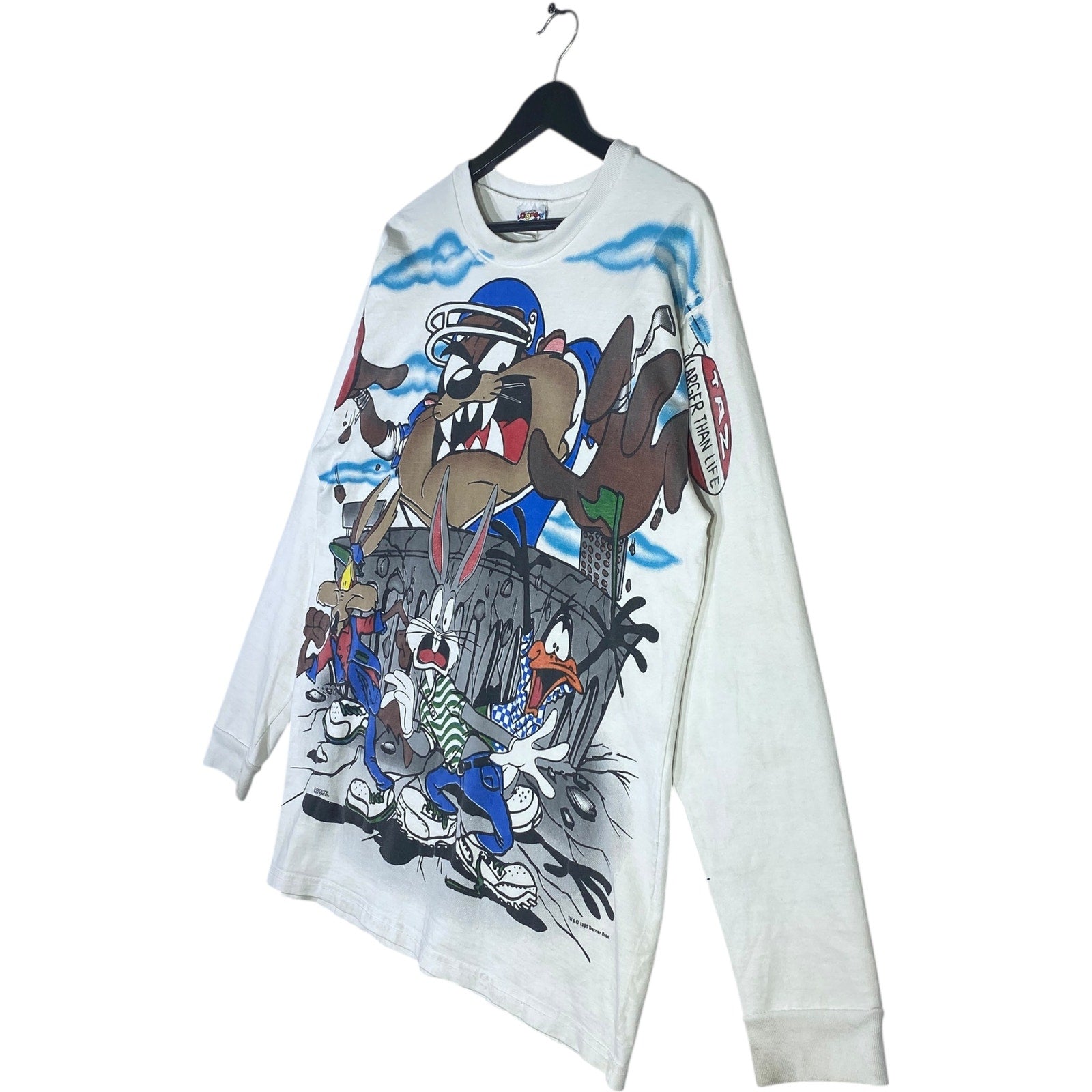 Vintage Looney Tunes AOP Long Sleeve