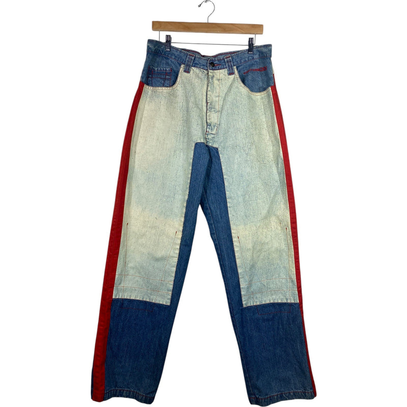 Vintage Don Patchwork Denim Jeans 34