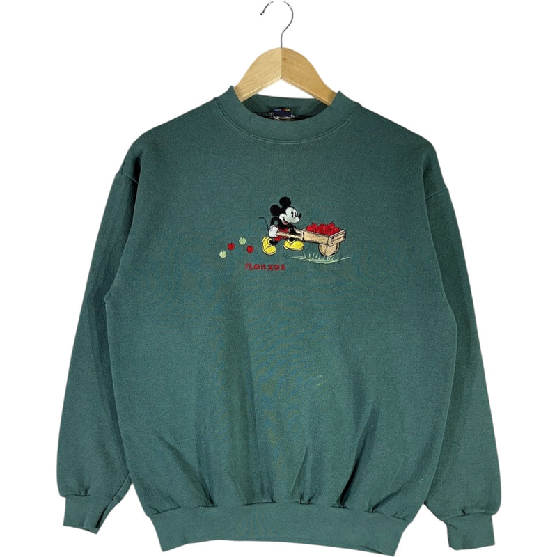 Vintage Disney Mickey Mouse Florida Embroidered Crewneck