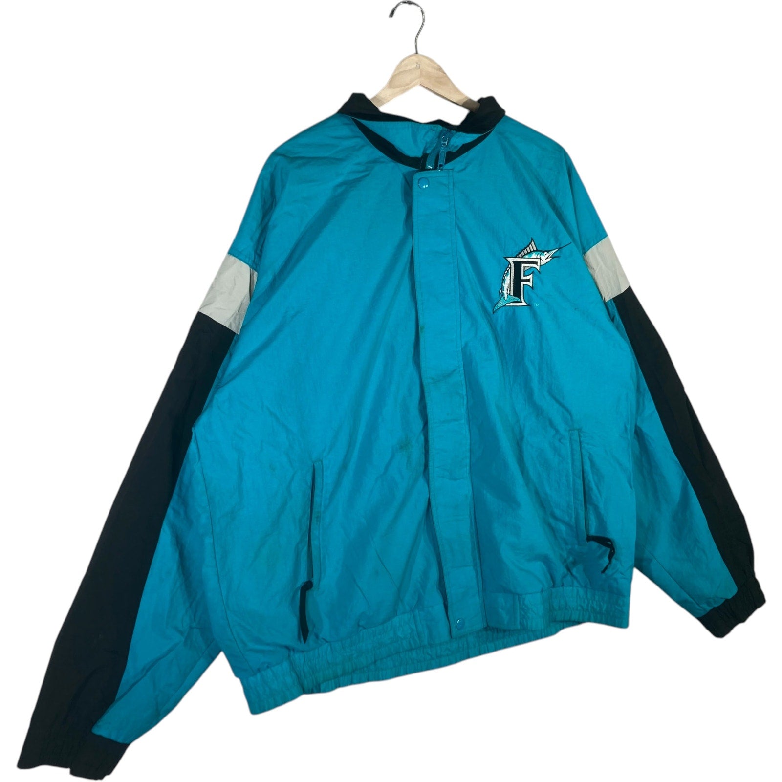 Vintage Florida Marlins Mini Team Logo MLB Jacket