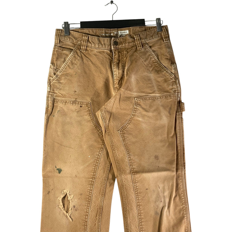 Vintage Carhartt Distressed Relaxed Carpenter Work Pants 32x30