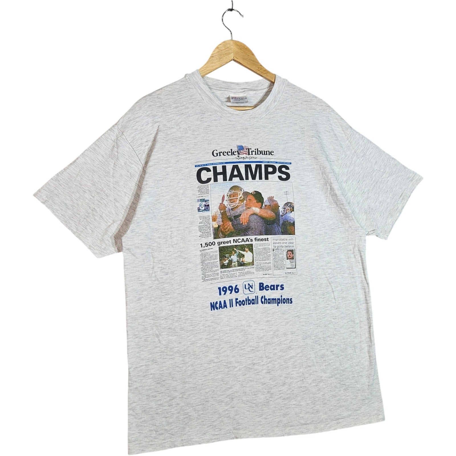 Vintage Golden Bears NCAA Football Champions Shirt 1996