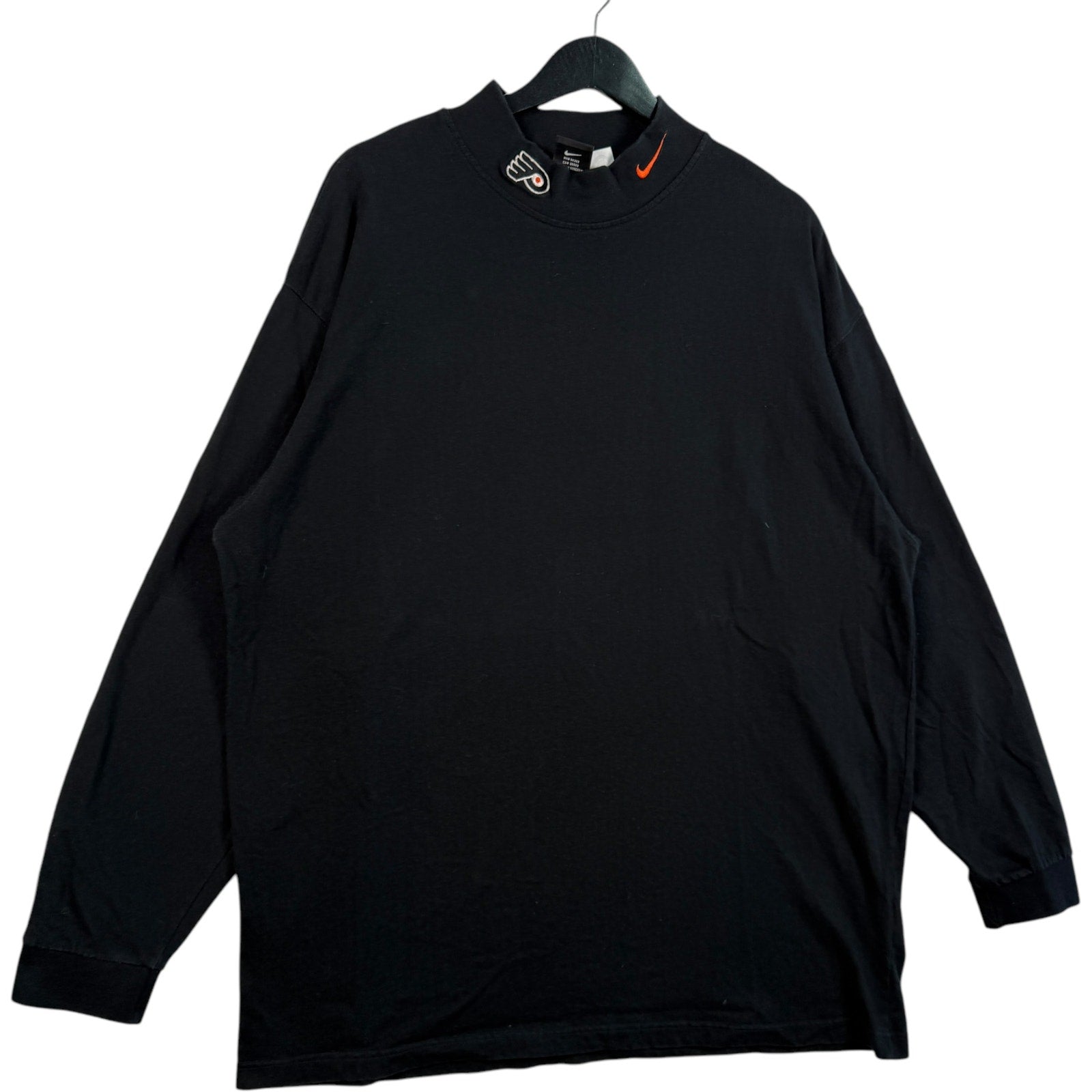 Vintage Nike Mock Neck Swoosh Long Sleeve
