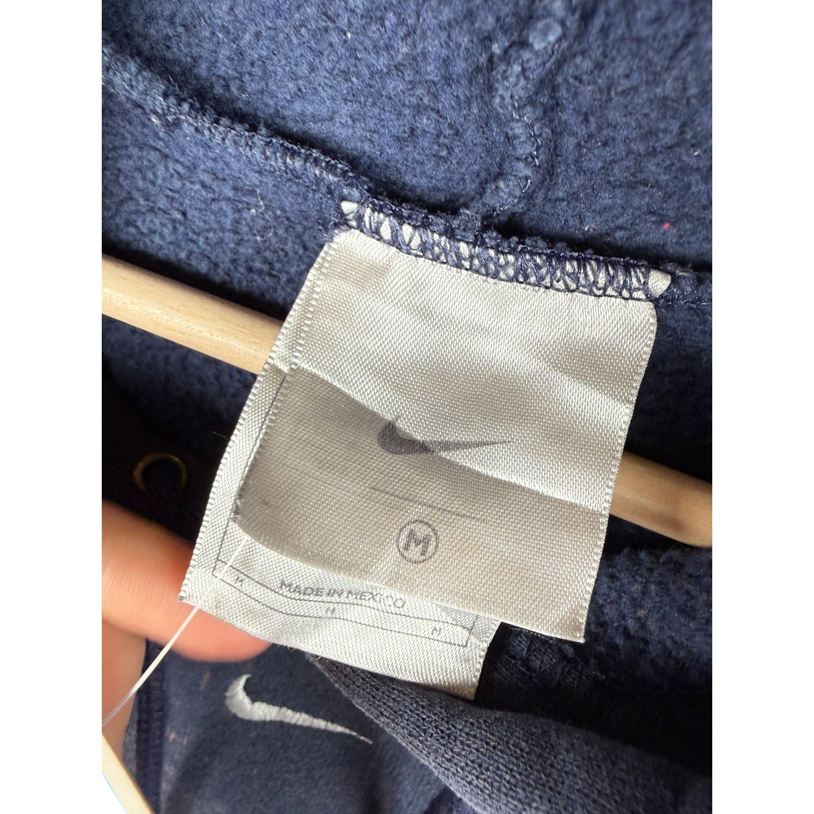 Vintage Nike Center Swoosh Distressed Hoodie