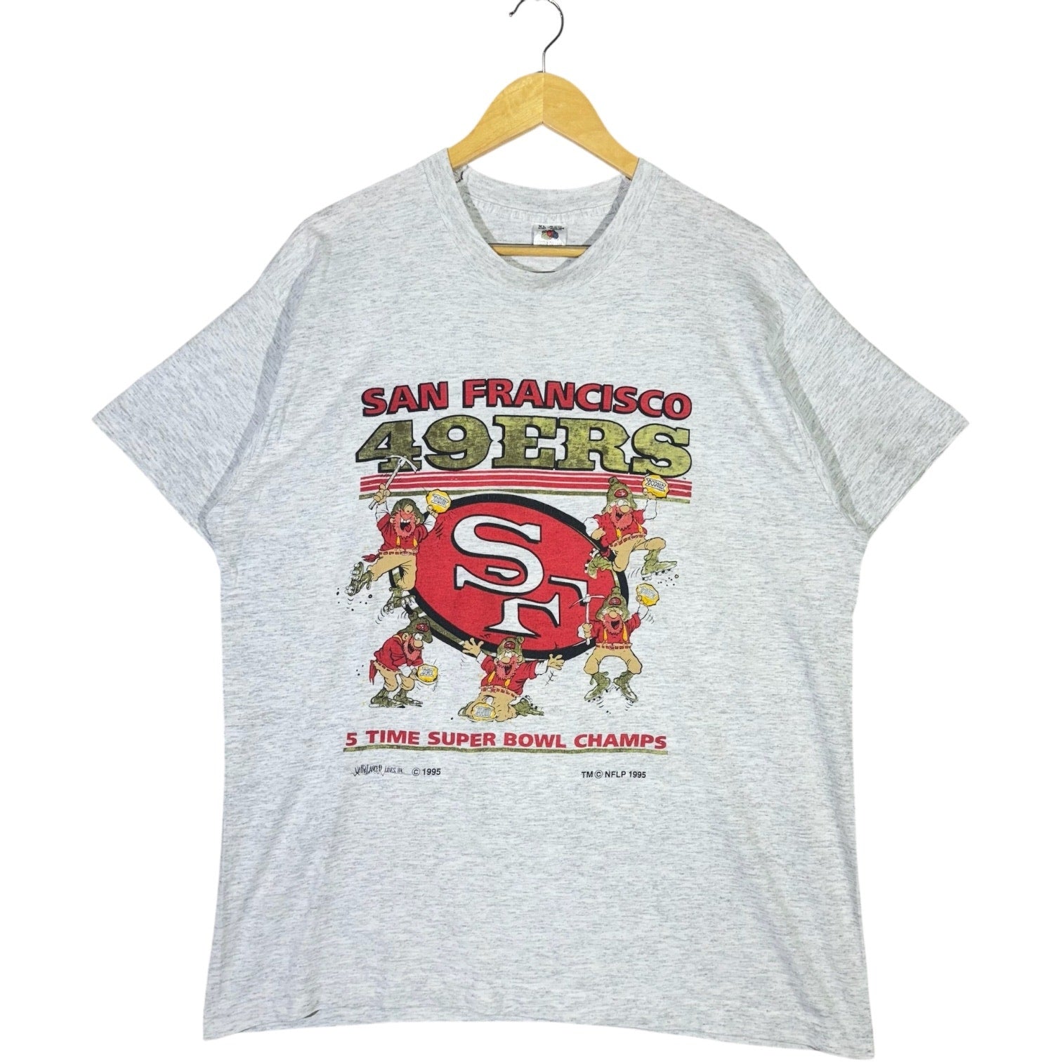 Vintage San Franciso 49ers "5 Time Champs" Tee 1995