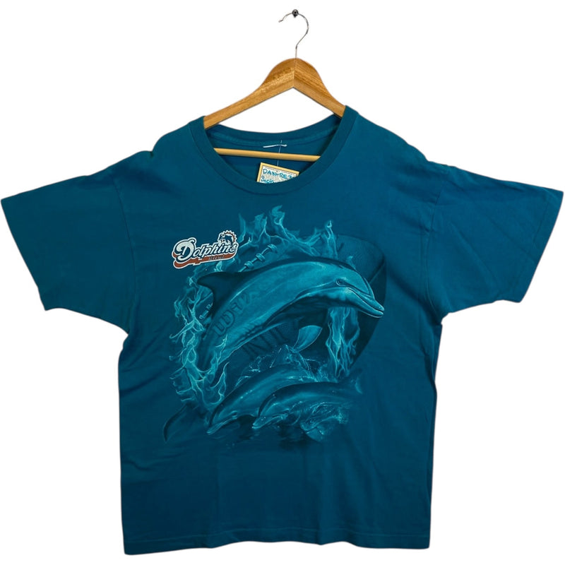 Vintage Miami Dolphins Aqua NFL T-Shirt