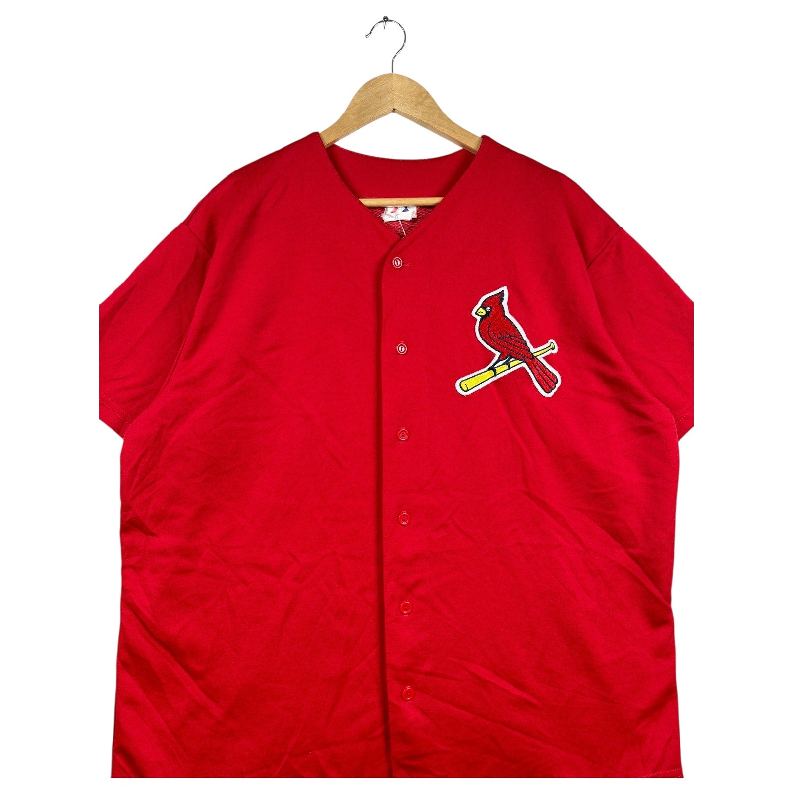 Vintage Majestic St. Louis Cardinals MLB Button Up Jersey