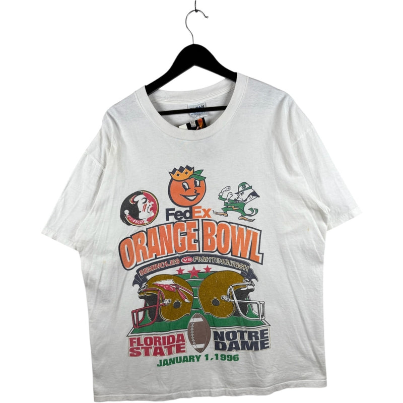Vintage FedEx Orange Bowl T-Shirt 1996