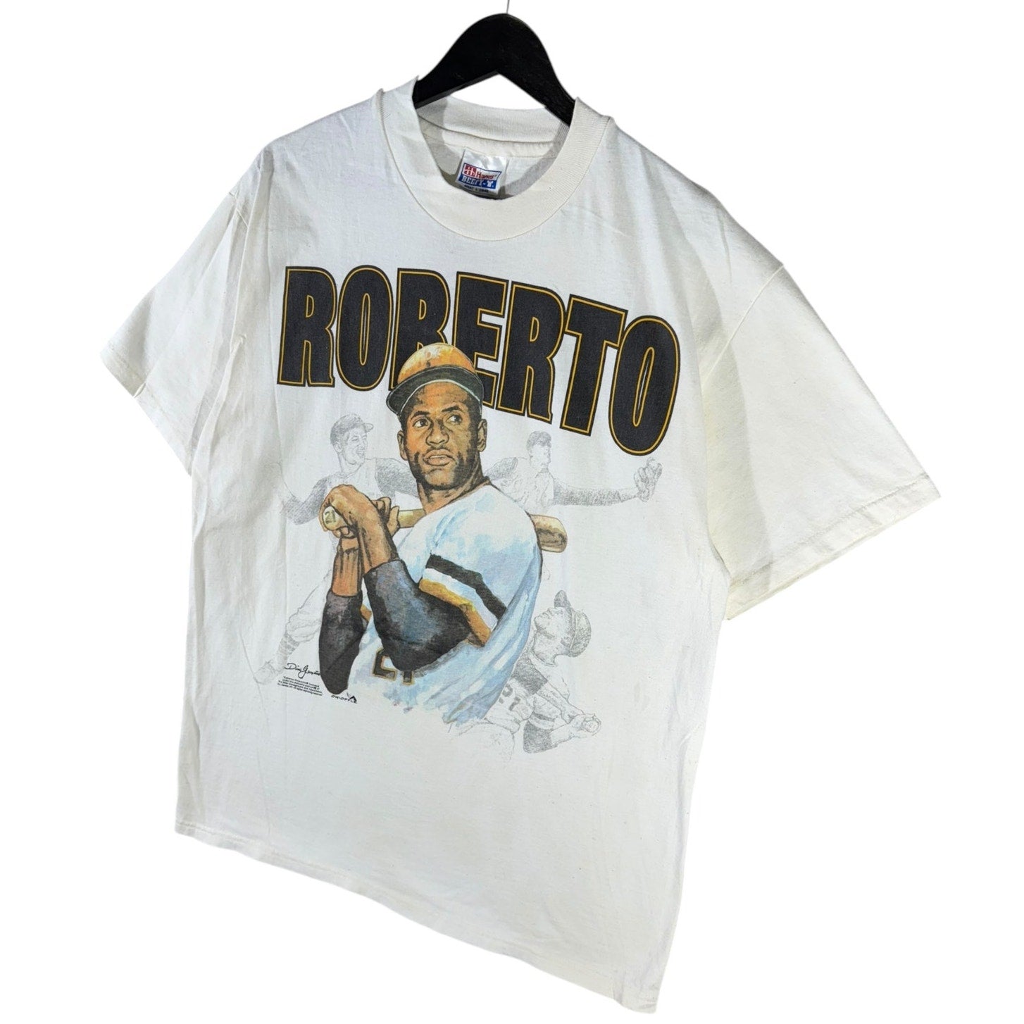 Vintage Roberto Clemente MLB Player T-Shirt 90s