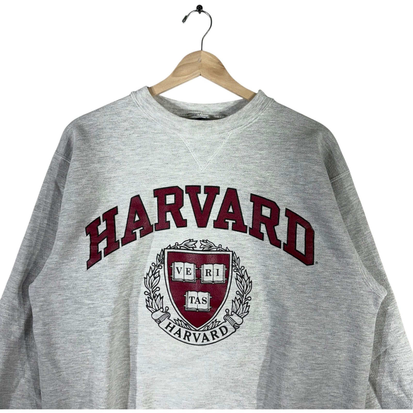 Vintage Harvard University Spellout Crewneck