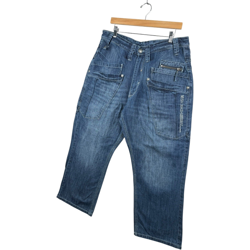 Vintage Wide Leg Denim Jeans 36x27