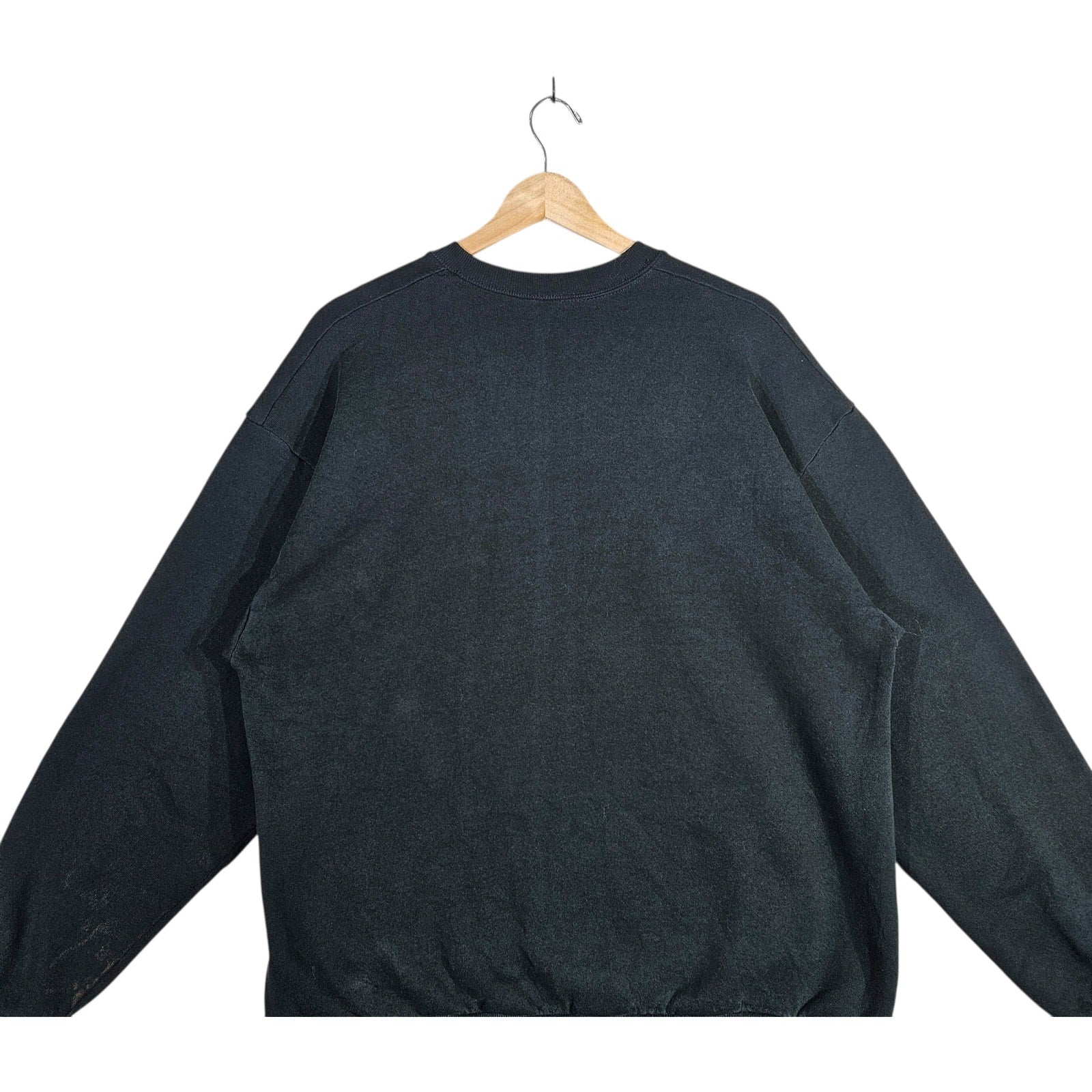 Vintage Blank Black Crewneck