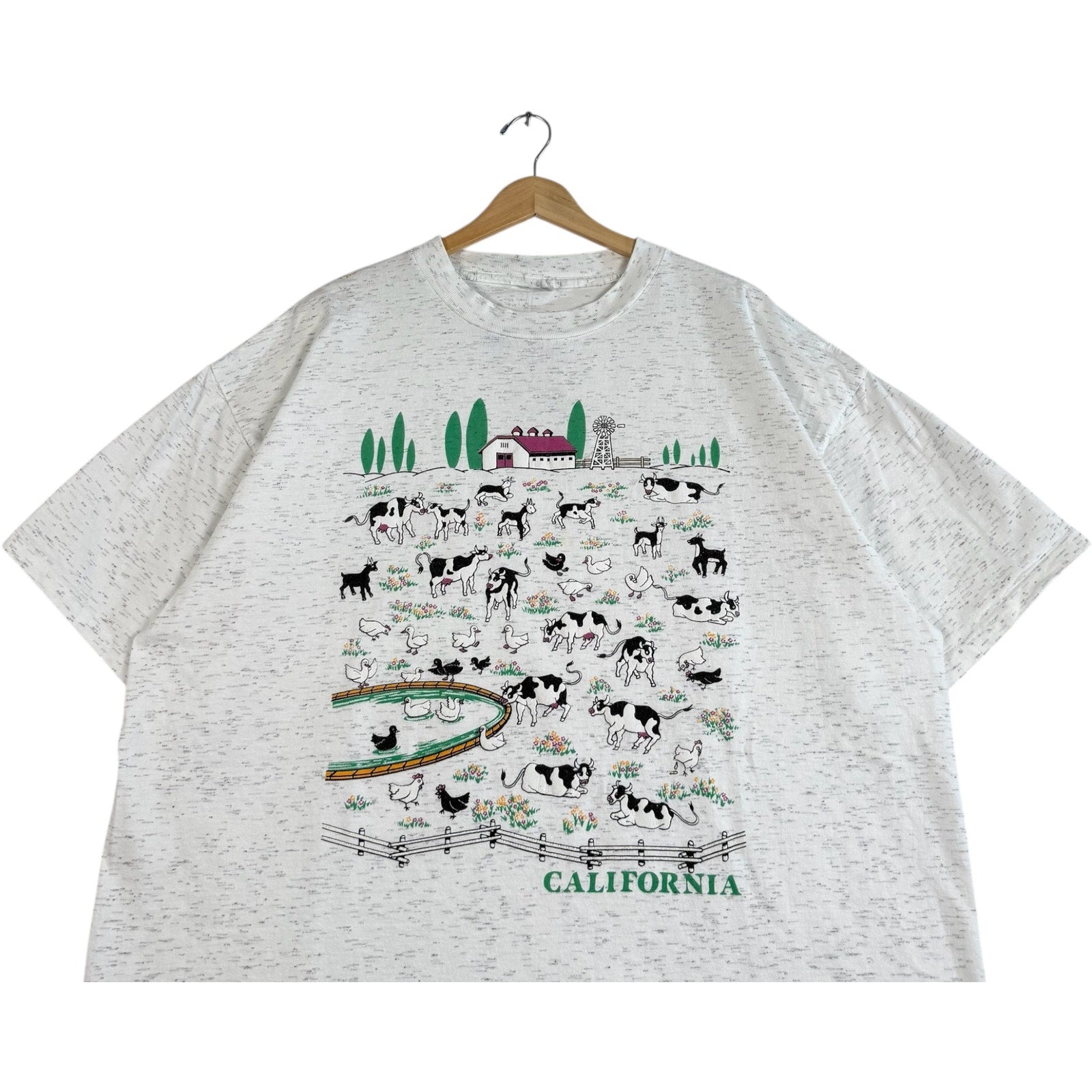 Vintage California Cow Farm Souvenir Tee