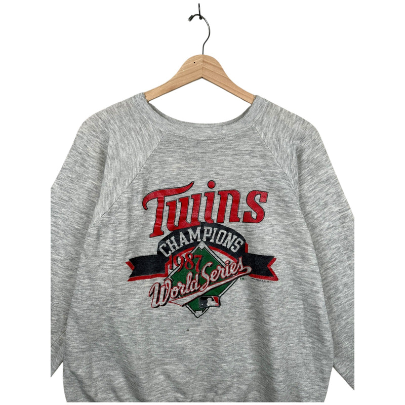 Vintage Women's Minnesota Twins MLB World Series Crewneck 1987 XL