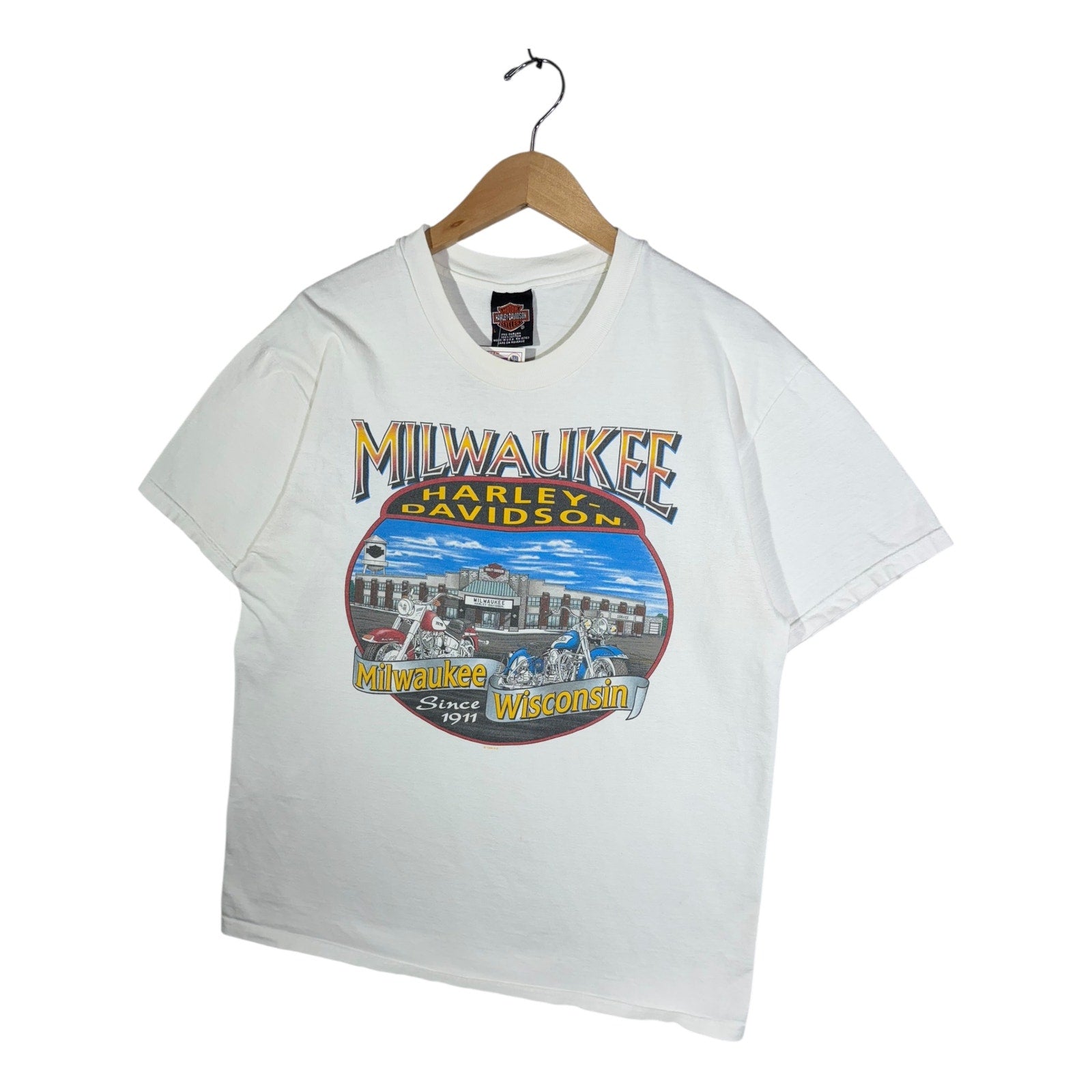 Vintage Harley Davidson Milwaukee Wisconsin Dealer T-Shirt
