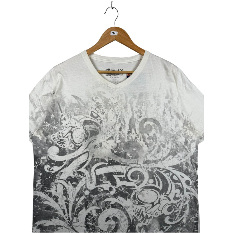 ** Missing Size **Vintage Tribal Graphic Short Sleeve T-Shirt