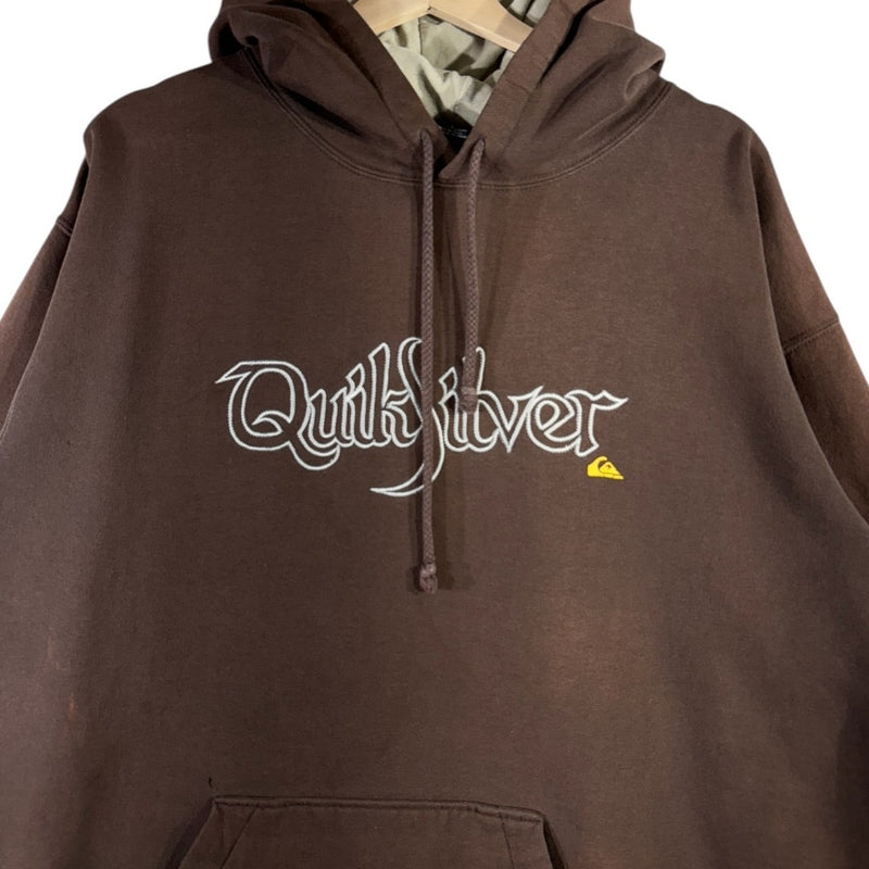 Vintage Quiksilver Gothic Logo Hoodie