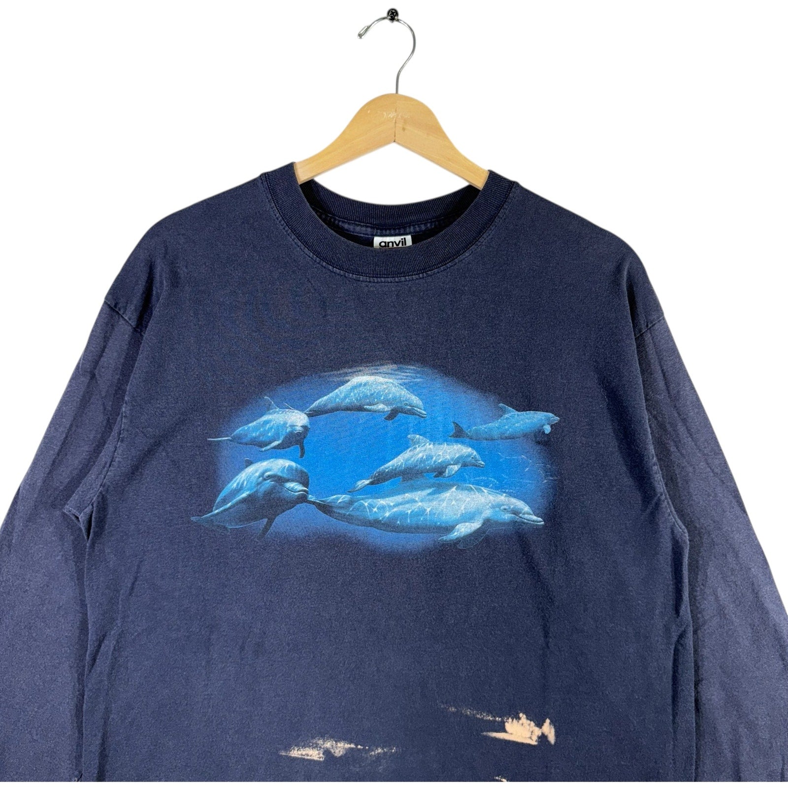 Vintage Dolphin Marine Life Long Sleeve
