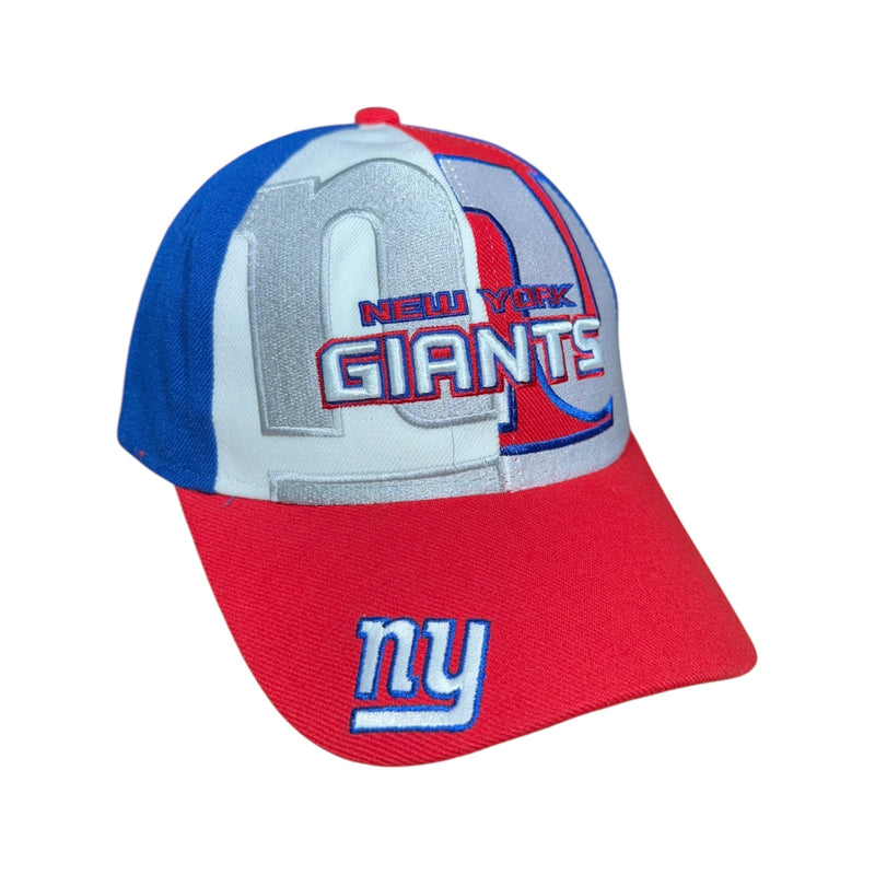 Vintage NFL x Reebok New York Giants Colorblock Strapback Hat