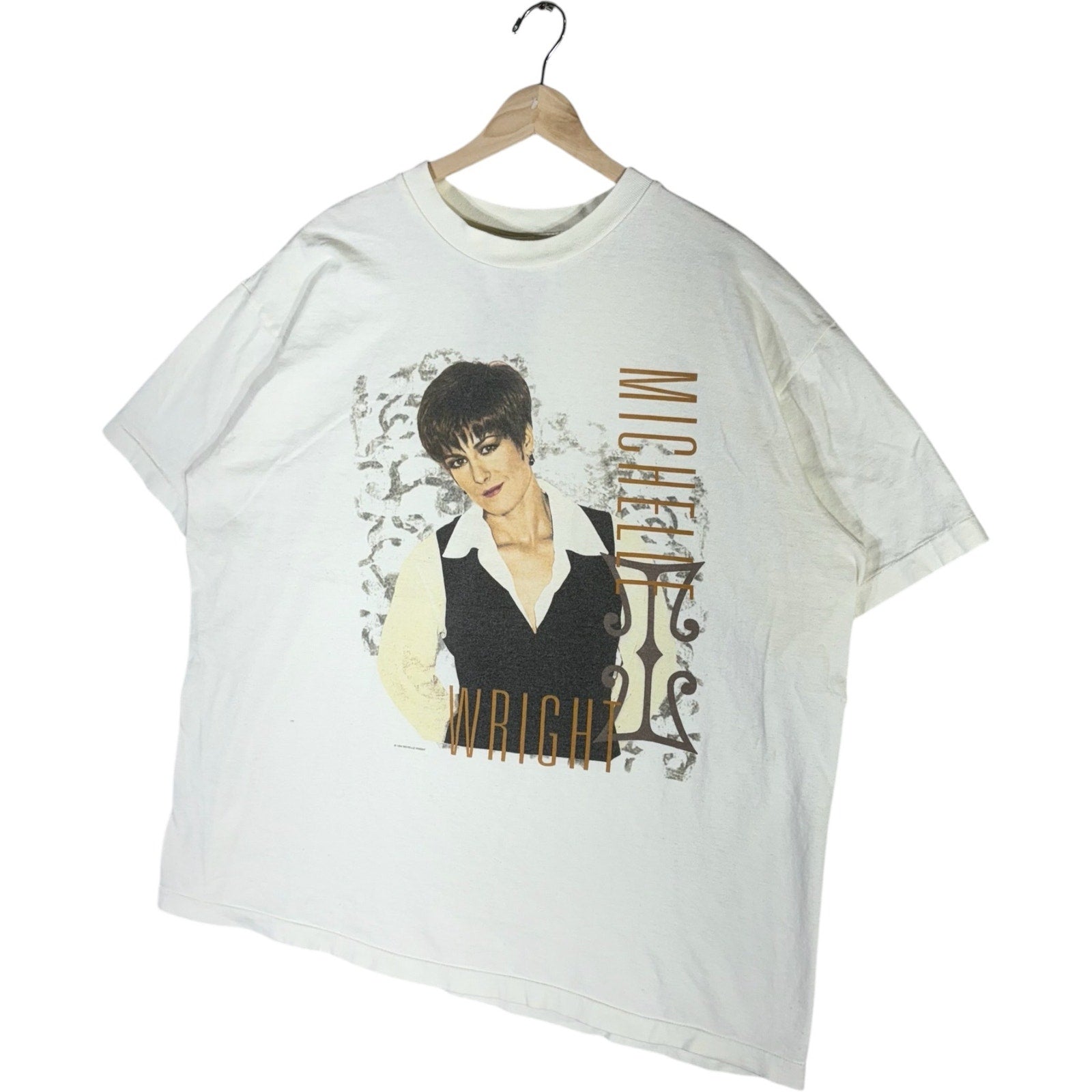 Vintage Michel Wright The Reasons Why Tour Tee 90s