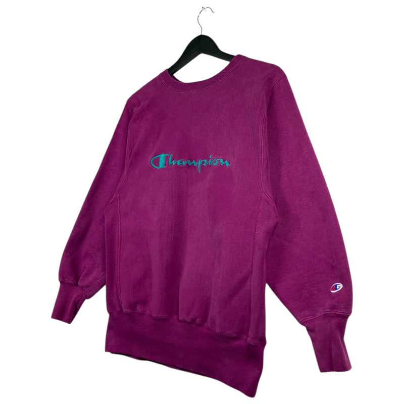 Vintage Champion Reverse Weave Logo Crewneck